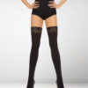 Modena 40 Denier Hold Ups - Black