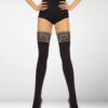 Vicenza 40 Denier Hold Ups - Black